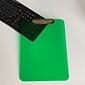 JAM Paper Plastic Clipboard, Letter Size, Green, 2/Pack (340926880GZ)