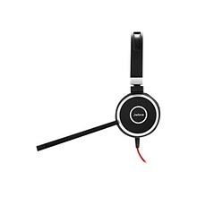 Jabra Evolve 40 MS Stereo Headset, Over-the-Head, Black (6399-823-109)