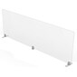 MooreCo Freestanding Desktop Divider, 24"H x 72"W, Clear Acrylic (45266)