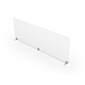 MooreCo Freestanding Desktop Divider, 24"H x 72"W, Clear Acrylic (45266)
