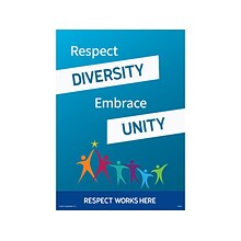 ComplyRight Respect Works Here Respect Diversity - Embrace Unity (A2031PK1)