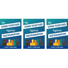 ComplyRight Respect Works Here Workplace Policies Poster, 3/Pack (A2029PK3)