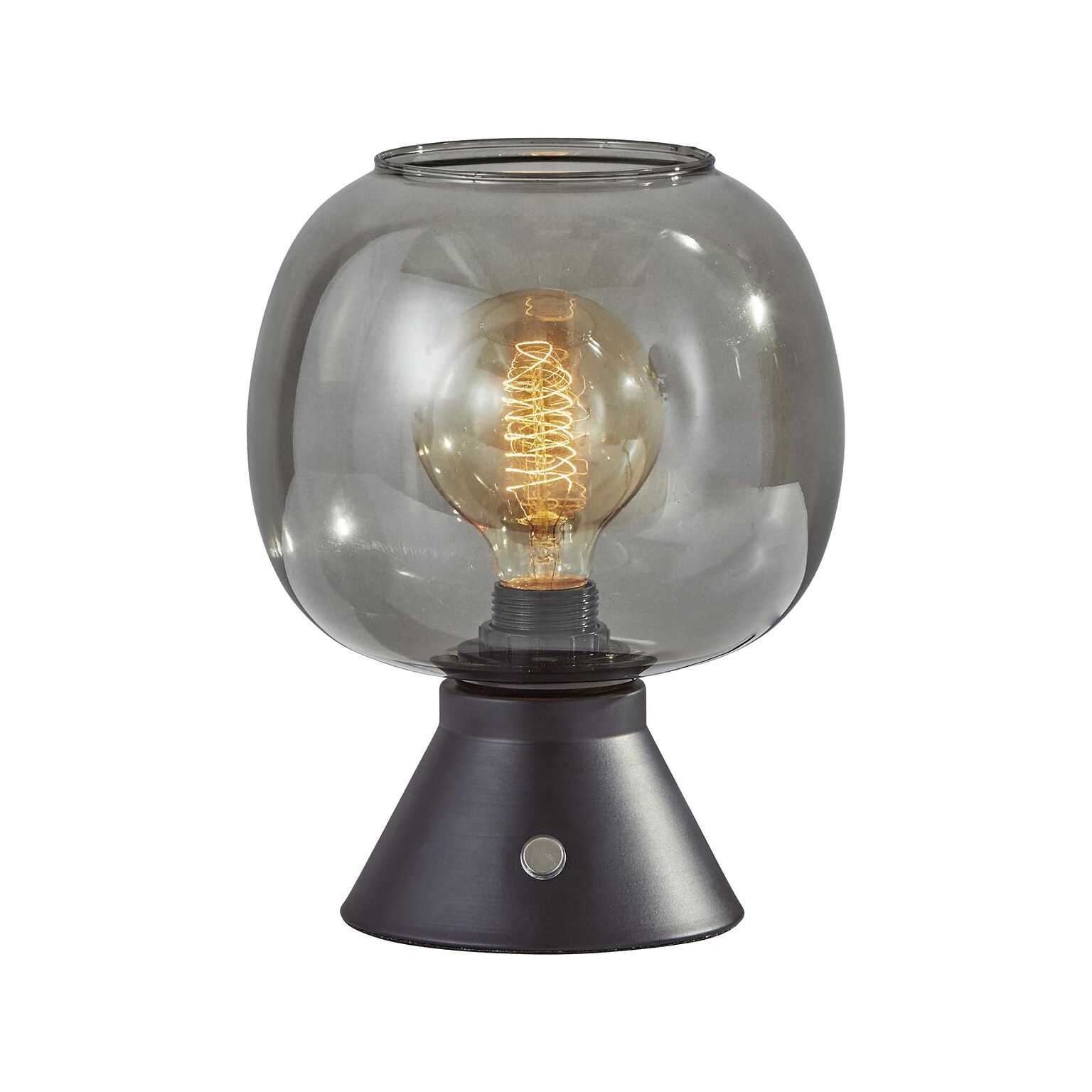 Adesso Ashton Incandescent Table Lamp, Matte Black (3436-01)