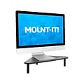 Mount-It! Adjustable Corner Monitor Stand, Up to 32, Black (MI-7362)