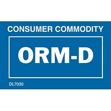 Staples ORM-D Consumer Commodity 2 1/4 x 1 3/8, 500/Roll (130ORM1)