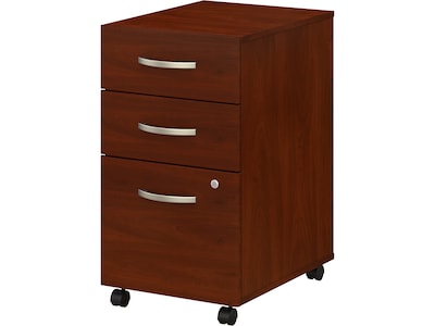 Bush Business Furniture Studio C 3-Drawer Mobile Vertical File Cabinet, Letter/Legal Size, Lockable,
