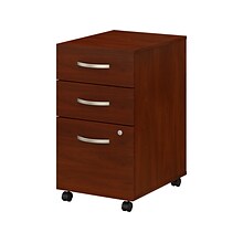 Bush Business Furniture Studio C 3-Drawer Mobile Vertical File Cabinet, Letter/Legal Size, Lockable,