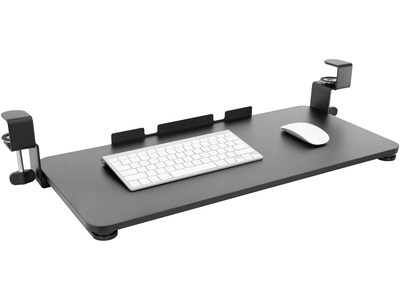 Mount-It! Adjustable Keyboard and Mouse Tray, Black (MI-7147)