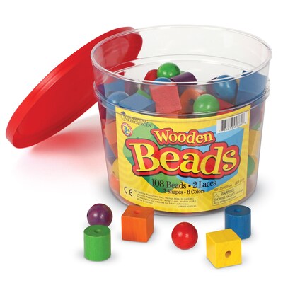 Learning Resources Beads & Lacing, Beads in a Tub (LER0140)