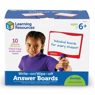 Learning Resources Dry-Erase Boards, Answer Boards (LER0647)
