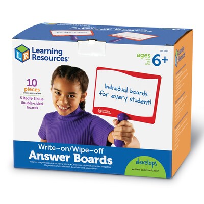 Learning Resources Dry-Erase Boards, Answer Boards (LER0647)