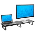 Mount-It! Monitor Stand for Up to 2 Monitors, 39.4 Wide, Black (MI-7267)