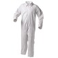 KleenGuard® A35 Shell Zipper Front Coverall With Liquid/Particles Protection, White, 2XL, 25/Ct