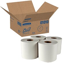 Scott Essential Recycled Centerpull Paper Towels, 2-ply, 500 Sheets/Roll, 4 Rolls/Pack (01010)