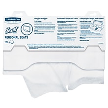 Scott Toilet Seat Covers, 15 x 18, 125 Covers/Pack, 24 Packs/Carton (7410)