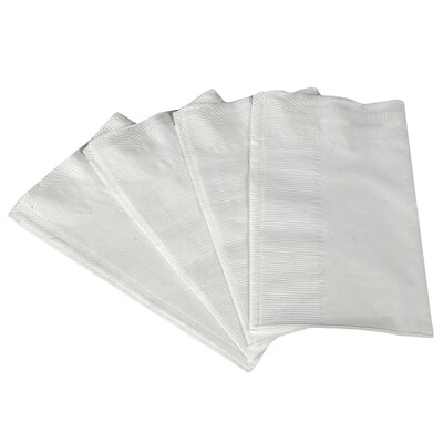 Scott Recycled Napkin, 2-ply, White, 300 Napkins/Pack, 10/Carton (98200)