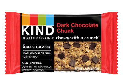 KIND Healthy Grains Gluten Free Dark Chocolate Chunk Nut Bar, 12 Bars/Box (PHW18082)