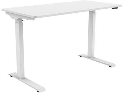 FlexiSpot 48W Electric Adjustable Standing Desk, White (EC9W)