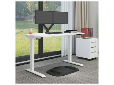 FlexiSpot 48"W Electric Adjustable Standing Desk, White (EC9W)
