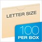 Pendaflex Reinforced File Jacket, Letter Size, Manila, 100/Box (22022EE)