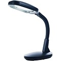 Lavish Home Sunlight Compact Fluorescent (CFL) Desk Lamp, 22H, Black (72-0893)