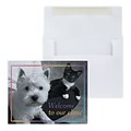 Custom Pet Welcome Greeting Cards, With Envelopes, 5-3/8 x 4-1/4, 25 Cards per Set
