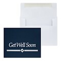 Custom Get Well Soon with Foil Greeting Cards, With Envelopes, 4-1/4 x 5-3/8, 25 Cards per Set