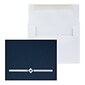 Custom Decorative Line with Foil Greeting Cards, With Envelopes, 4-1/4" x 5-3/8", 25 Cards per Set