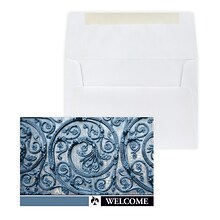 Custom Welcome Apple Greeting Cards, With Envelopes, 4-1/4 x 5-3/8, 25 Cards per Set