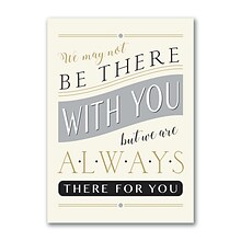 Custom There For You Thinking of You Cards, With Envelopes, 5 x 7, 25 Cards per Set