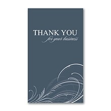 Custom Business Appreciation Thank You Cards, With Envelopes, 4-11/16 x 8, 25 Cards per Set