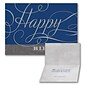 Custom Formal Wishes Birthday Cards, With Envelopes, 7-7/8" x 5-5/8", 25 Cards per Set