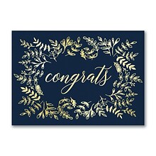 Custom Gilded Congrats Congratulations Cards, With Envelopes, 7-7/8 x 5-5/8, 25 Cards per Set