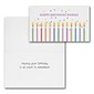 Assorted Economy All-Occasion Cards, With Envelopes, 8" x 4-11/16", 50 Cards per Set