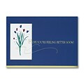 Custom Get Well Bouquet Cards, With Envelopes, 7-7/8 x 5-5/8, 25 Cards per Set