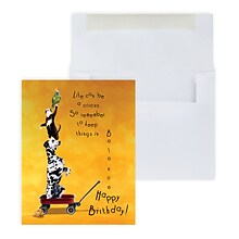 Custom Birthday Balance Greeting Cards, With Envelopes, 4-1/4 x 5-3/8, 25 Cards per Set