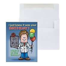 Custom Birthday X-Ray Greeting Cards, With Envelopes, 4-1/4 x 5-3/8, 25 Cards per Set