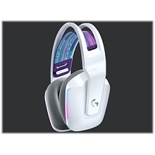 Logitech G Series G733 Wireless Over-the-Ear Gaming Headset, White (981-000882)