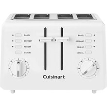 Cuisinart 4-Slice Pop-Up Toaster, White (CPT-142P1)