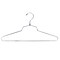 Nahanco 16 Metal Shirt/Dress Hangers, Chrome, 100/Pack (SLD-16)