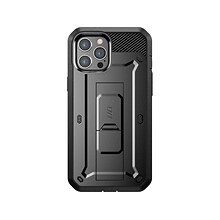 SUPCASE Unicorn Beetle Pro Black Rugged Case for iPhone 12/12 Pro, Black (SUP-iPhone2020-6.1-UBPro-S