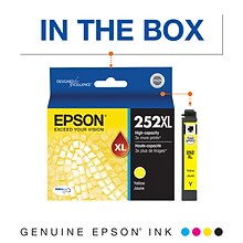 Epson T252XL Yellow High Yield Ink Cartridge   (T252XL420-S)