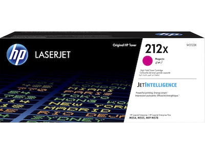 HP 212X Magenta High Yield Toner Cartridge, Prints Up to 10,000 Pages (W2123X)