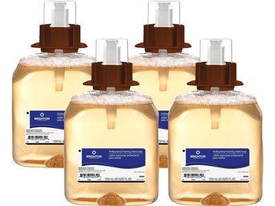 Brighton Professional™ Antibacterial Foaming Hand Soap Refill for Dispenser, Orange Scent, 4/Carton