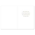 JAM PAPER Christmas Cards & Matching Envelopes Set, 7 6/7 x 5 5/8, Christmas Tree Trio, 18/Pack (5