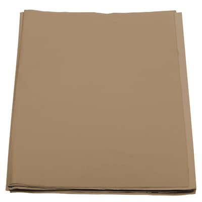 JAM Paper Tissue Paper, Tan, 480 Sheets/Pack (1152381)