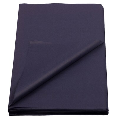 JAM PAPER Tissue Paper, Navy Blue,480 Sheets/Ream