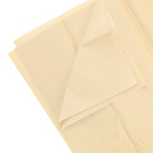JAM PAPER Tissue Paper, Ivory, 20 Sheets/Pack (1155677A)
