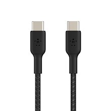 Belkin BOOST CHARGE Braided USB-C to USB-C Cable, 1m / 3.3 ft., Black