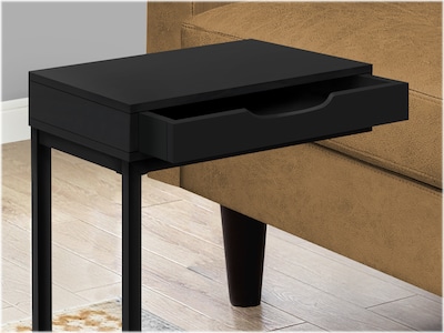 Monarch Specialties Inc. 16" x 10.25" Accent Table, Black (I 3600)